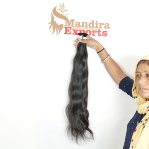 Meilleur prix pour les extensions de cheveux vietnamiennes droites en vrac naturelles à cuticules alignés Kinky Remy Indian Body Wave Style cheveux humains - Product Image 1