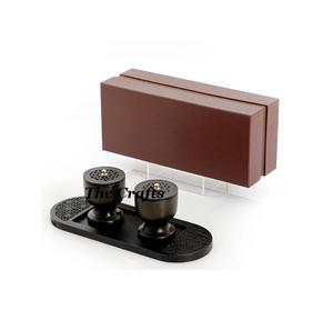Quemador de Incienso Mabkhara de Madera y Cuero con Porta Servilletas y Bandeja, Quemador de Dukhoon de Calidad Superior - Product Image 6