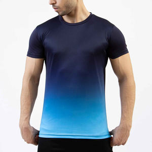 Camisetas de sublimación de alta calidad, camisetas personalizadas de manga corta con cuello redondo para hombre, camisetas de sublimación, camiseta informal de verano ajustada - Product Image 5