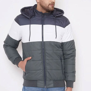 Wholesale Men's Customizable Logo Printed Winter Puffer <b>Jacket</b> <b>Long</b> Length with Down Material Pocket OEM Bubble Puffer - Product Image 6
