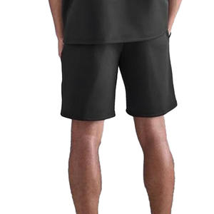 High Quality Unisex Casual <b>Men's</b> Sweat <b>Shorts</b> Breathable <b>Elastic</b> Mid <b>Waist</b> Solid Color Eco-Friendly - Product Image 4