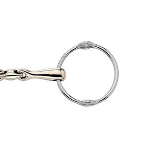 OEM KK ultra Gag bit sensogan 16mm | ดอกฝึกม้าแบบข้อต่อคู่ทำจากสเตนเลสสตีลสำหรับขี่ม้าอังกฤษ & กระโดด - Product Image 5