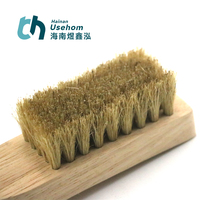 Brosse de bloc d'escalade en bois personnalisée, grande brosse en nylon blanc doux