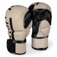 Conception personnalisée de haute qualité PU/cuir MMA Gants d'entraînement Meilleur prix Gants de combat de boxe en gros Gants de tir Fairtex lacés