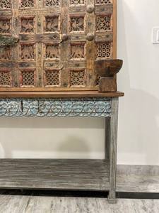 Mesa de consola de madera Muebles antiguos Diseño único Mesa de consola de madera de alta calidad para el hogar Villa Apartamento o Bar para Decoración - Product Image 4