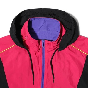 เสื้อแจ็กเก็ตกันลมน้ำหนักเบาสำหรับผู้ชายมีซิปปิดสำหรับงานกลางแจ้งโลโก้แบบปรับแต่งได้สำหรับฤดูใบไม้ผลิ - Product Image 5