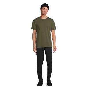 Beige 300g Camiseta de manga corta de algodón pesado Verano Cuello redondo Camisa suelta y base para hombres Mujeres Camiseta básica - Product Image 3