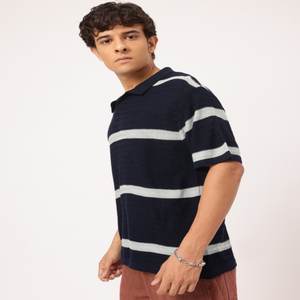 ODM Supply Camiseta con cuello de Polo para hombre Impreso 100% Algodón Tejido transpirable Longitud regular con mangas cortas Hecho EN LA India - Product Image 4