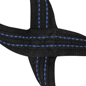 Sangle de levage en coton renforcé en forme de 8 avec protection professionnelle et design antidérapant pour haltérophilie et soulevé de terre intensifs - Product Image 2