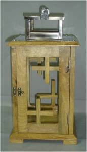Best Selling Wooden <b>Lanterns</b> In natural Finishing with Stainless steel Head and Wooden Head for Home & <b>Christmas</b> Decoration - Product Image 6