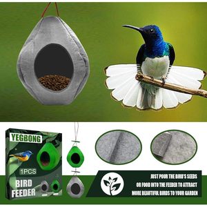 Easy-to-Fill Outdoor <b>Hanging</b> Hummingbird Feeder for Backyard Birds for Patio Window <b>Garden</b> - Product Image 6