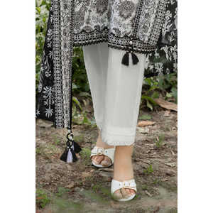 Traje de Muselina Estampada de 3 Piezas Sin Coser SD-42084, Transpirable, con Cierre Decorativo, Tallas Grandes, Moderno, para Fiestas y Eventos, XS-6XL - Product Image 1