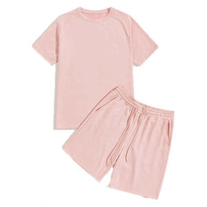 Conjuntos cortos de verano con logotipo personalizado, camiseta de dos piezas con pantalones cortos de malla a juego, conjunto de chándal para hombre, novedad de verano al por mayor, conjuntos de 2 piezas - Product Image 2