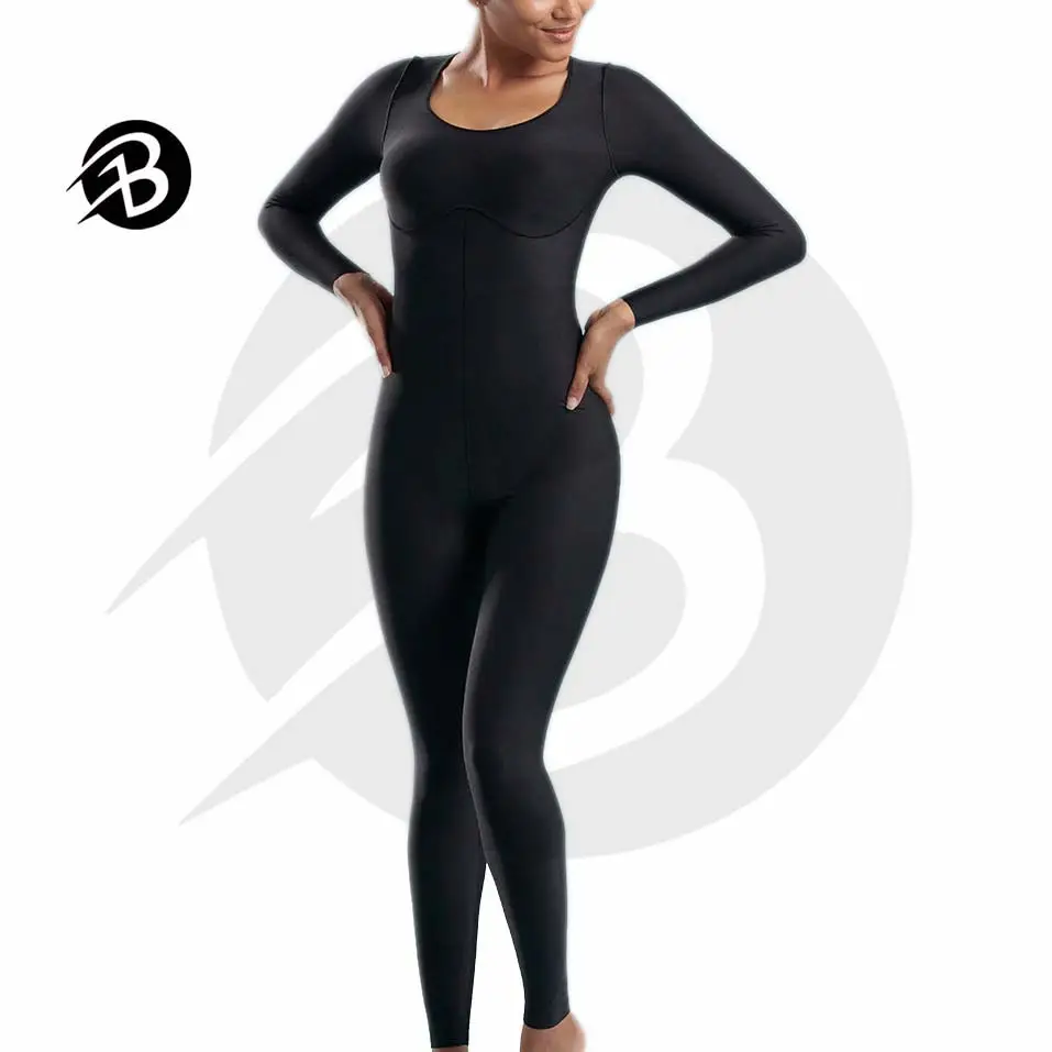 Venta al por mayor de una pieza de compresión sólida de las mujeres Deportes Yoga Ropa Fitness Body completo Trajes de juego