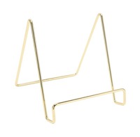 Support de plaque métallique exquis fabriqué à la main avec des accents de défilement fins pour la salle à manger formelle et la décoration de table de vacances
