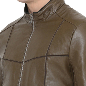 Veste en cuir véritable légère et élégante pour homme à prix avantageux, vente chaude, bonne qualité, confortable, imperméable, réversible - Product Image 5