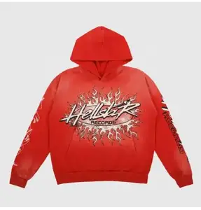 Hot Selling Light Weight Pullover Hoodie Customized Printed Wool Casual Wear Fashion pullover Sweatshirt