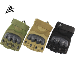 Gants de moto tactiques sans doigts avec paume antidérapante, gants de protection respirants pour le cyclisme et les sports de plein air - Product Image 6