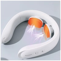 Appareil intelligent électrique sans fil à basse fréquence, acupuncture EMS, masseur cervical à impulsions avec chauffage, batterie 800 mAh