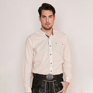 Camisas de Vestir Bávaras a Cuadros de Manga Larga Casuales para Hombre 2025, Ajuste Delgado, Transpirables, Tejidas, Servicio OEM Personalizado - Product Image 1