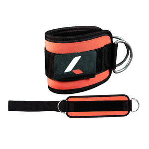 Sangle de cheville orange pour machine à câbles, attache de cheville pour exercices de kickbacks pour les jambes - Product Image 3