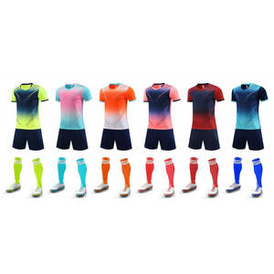 Maillots d'entraînement de football en mesh pour clubs internationaux, maillots de football pour adultes et garçons, uniformes de football pour jeunes, ensembles pour équipes - Product Image 1