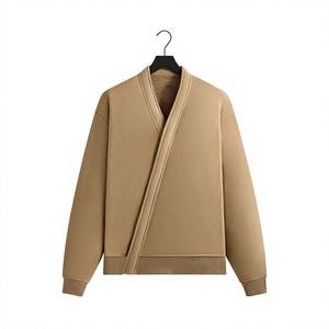 Chaqueta al por mayor para hombre, de piel de oveja, personalizada, con forro polar Sherpa, cremallera, chaqueta Teddy de forro polar para hombre, chaqueta de forro polar para mujer, logotipo de goma - Product Image 1