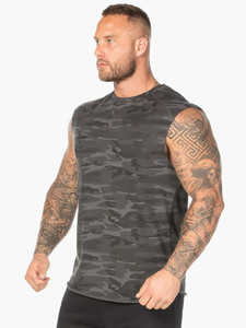 Alta calidad de los hombres Camo Homme Activewear Tank Top logotipo personalizado sin mangas gimnasio chaleco entrenamiento músculo ropa deportiva Cutt Off Stringer - Product Image 3