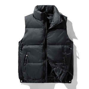 Prix de gros, bonne qualité, nouveau design, vestes sans manches pour hommes, tendance, grandes tailles, 100% laine, fermeture éclair, gilet matelassé - Product Image 5