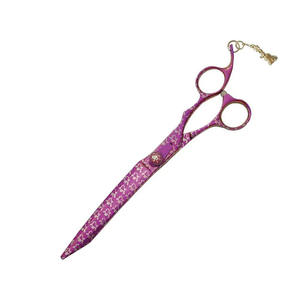 Ciseaux fantaisie pour salon de coiffure, en acier inoxydable, revêtement papier, ciseaux de coupe de cheveux pour barbier avec silencieux - Product Image 4