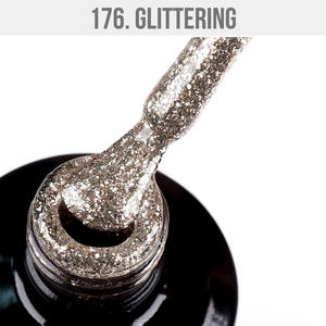 สีเจลทาเล็บ UV LED ขนาด EU-cpnp-สีเงิน-เจล176แวววาว12มล.-เล็บลึกลับ - Product Image 2