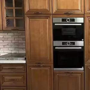 Enbl High Quality Modern Modular Solid <strong>Wood</strong> Cupboard Classic Style Lacquer Pantry Kitchen Cabinets Acrylic Includes <strong>Drawer</strong> Slide - Product Image 5
