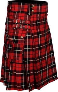 Kilt traditionnel écossais Iron Heavyweight Tartan avec Sporran et ceinture Élégant Royal Stewart Highland Festival Wear - Product Image 4