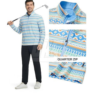 Chaqueta Deportiva Sublimada con Media Cremallera para Hombre, Chaqueta Sublimada Personalizada con Media Cremallera para Uso en Exteriores y Gimnasio - Product Image 3