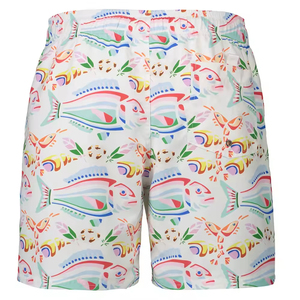 Pantaloncini da bagno estivi Casual da uomo di alta qualità leggeri a asciugatura rapida e traspirante elastico in vita costumi da bagno prezzo ragionevole OEM - Product Image 2