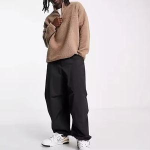 Sudaderas Personalizadas Cálidas y Ligeras de Fábrica con Media Cremallera, Sudaderas con Cierre en el Cuello para Hombre, Algodón de Alta Calidad para Hombre - Product Image 4