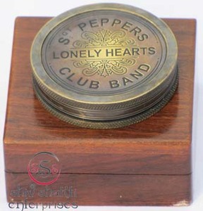 Tanishka al por mayor exporta brújula náutica antigua de latón hecha a mano caja de madera con acabado galvanizado regalo grabado para coleccionistas - Product Image 3