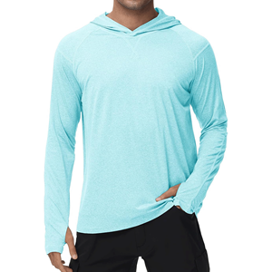 T-shirt de sport à manches longues unisexe UPF 50+ antibactérien 100% polyester 180g personnalisable avec impression par sublimation pour la pêche - Product Image 3