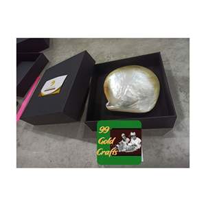 Assiette en nacre de qualité supérieure fabriquée à partir de coquillages naturels au Vietnam, parfaite pour la décoration et la salle à manger - Product Image 1