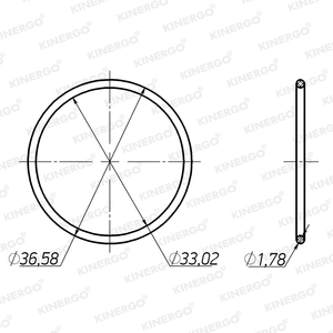 โอริง ORHO01 สำหรับ ORHO01 AS; B7TA, B7VA, B7YA; F4; MPYA - Product Image 2