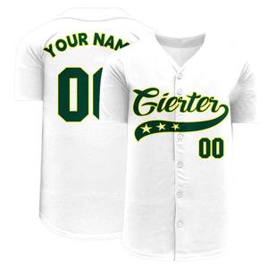 Venta al por mayor llano Hipster Hip Hop béisbol Jersey manga corta Pull-over Sport Shirt transpirable y de talla grande disponible - Product Image 6