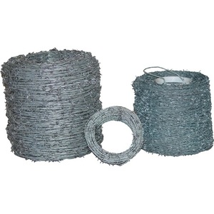 1.7mm Galvanized Barbed <b>Wire</b> for Fencing & <b>Trellis</b> Gates - Product Image 1