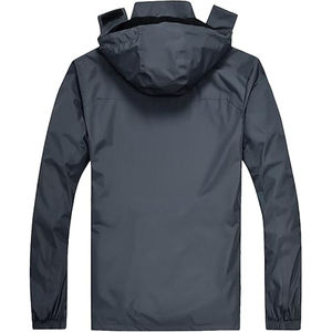 Veste coupe-vent pour le vélo, les activités de plein air, imperméable, personnalisable, imperméable de pêche, à capuche, téléchargé par Kariman - Product Image 3