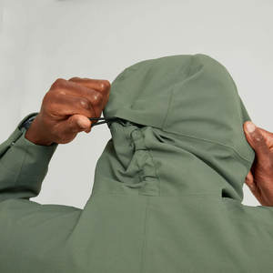 Lightweight Waterproof Windbreaker <b>Men</b> Zipper <b>Long</b> <b>Rain</b> <b>Coat</b> Jackets Polyester Material Made <b>Men</b> <b>Rain</b> Jacket - Product Image 3