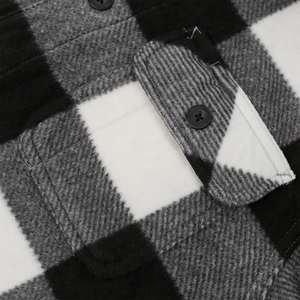 Chemise en flanelle à carreaux respirante et confortable pour homme, grande taille, élégante, chaude, en coton, à simple boutonnage, collection 2026 - Product Image 4