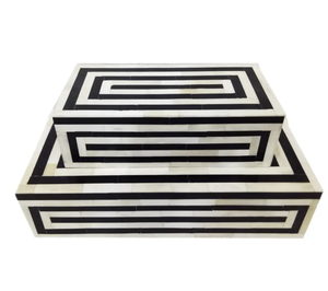 Customized Wooden Natural Bone Inlay Jewelry and Tissue <b>Box</b> <b>for</b> <b>Necklace</b> Bracelet Ring Pendent Earring - Product Image 1