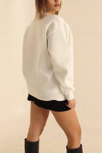 Nouveau femmes sweat pull arrivée femmes sweat dans différents Styles logo personnalisé sweat pour les femmes - Product Image 5