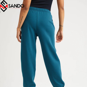 Venta caliente Unisex alto algodón Jogger pantalones logotipo personalizado patrón recto Fitness pantalones de chándal Casual hombres chándales hechos de lona - Product Image 3