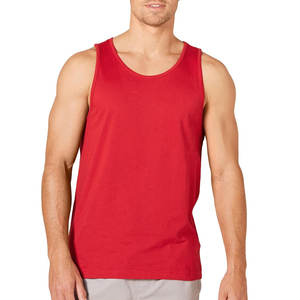 Nuevo Diseño al por Mayor, Transpirable, de la Mejor Calidad, Personalizado, Informal, de Punto, de Algodón/Poliéster, Ropa Deportiva para Hombre, Camisetas sin Mangas de Secado Rápido - Product Image 1