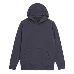 เสื้อฮู้ดดี้ผู้ชายแบบโอเวอร์ไซส์ ผ้าฟลีซเนื้อหนา ระบายอากาศได้ดี สีพื้น ยูนิเซ็กซ์ ผลิตจากผ้าฝ้าย 100% สำหรับฤดูหนาว ปี 2025 รับผลิตตามแบบ ODM ขายส่งจำนวนมาก พร้อมสกรีนโลโก้ได้ - Product Image 1